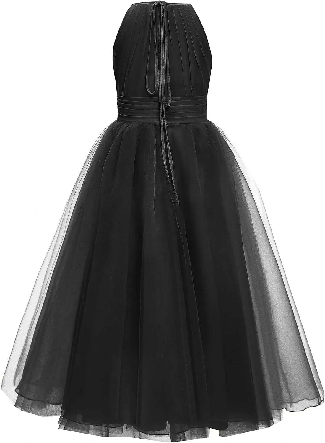 Abaowedding Flower Girls Tulle Chiffon Dresses Kids Wedding Party Pageant Ball Gowns
