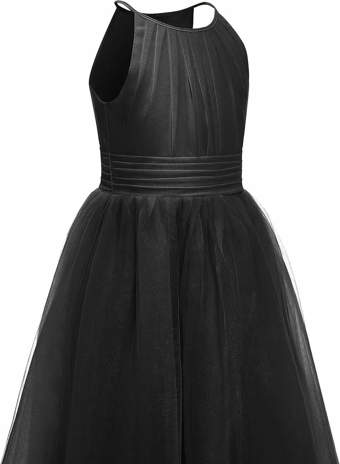 Abaowedding Flower Girls Tulle Chiffon Dresses Kids Wedding Party Pageant Ball Gowns