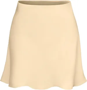 ALCEA ROSEA Women's Elegant Silky Satin Mini Skirt High Waist Short Skirt Leopard Print Mini A Line Skirts for Women