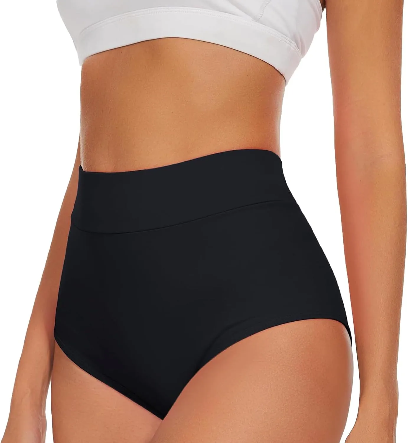 Buttery Soft Shorts Women's Spring and Summer High Waisted Contrasting Pants Tight Fitting Hip Scrunch Butt Lifting