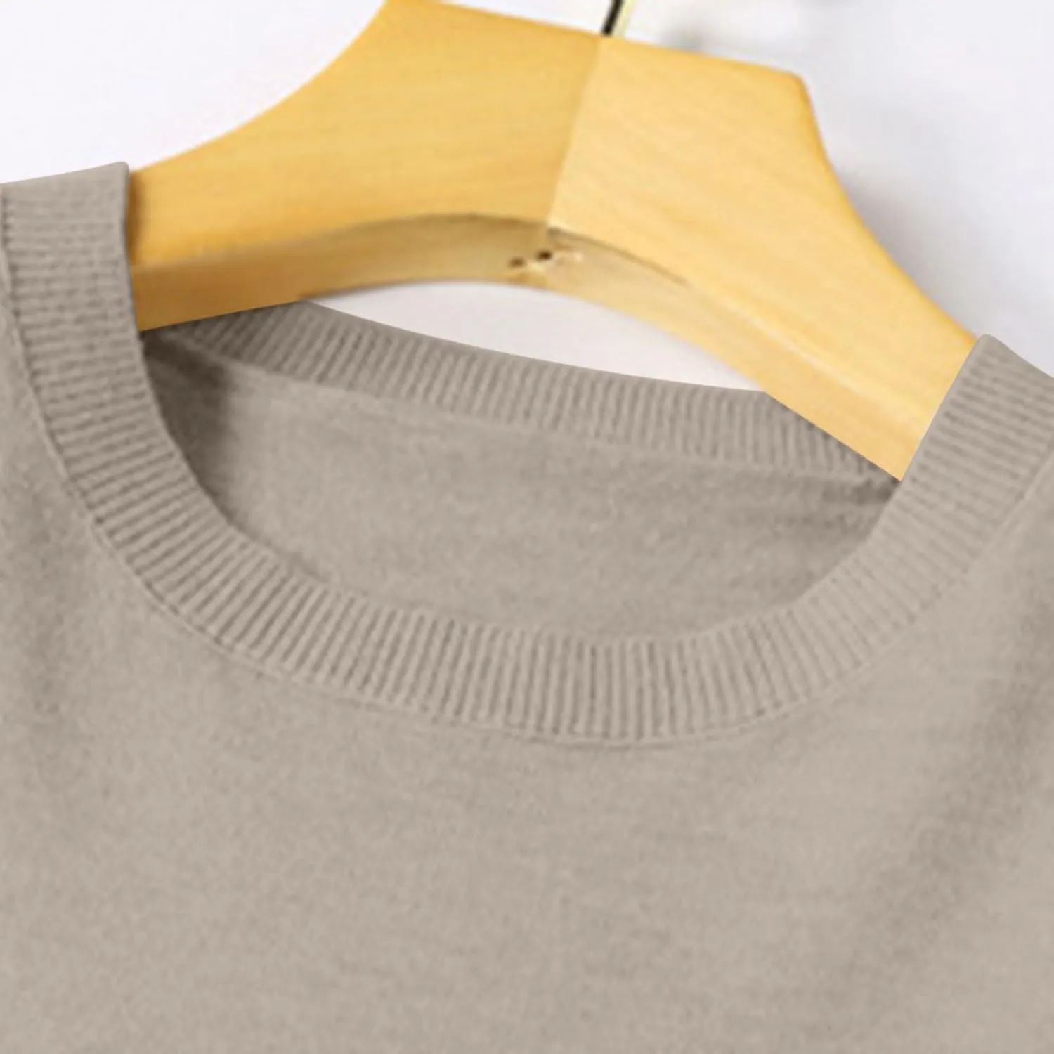 Cashmere Sweaters for Women 2024 Long Sleeve Crew Neck Soft Warm Cozy Pullover Wool Knit Jumpers Sweater