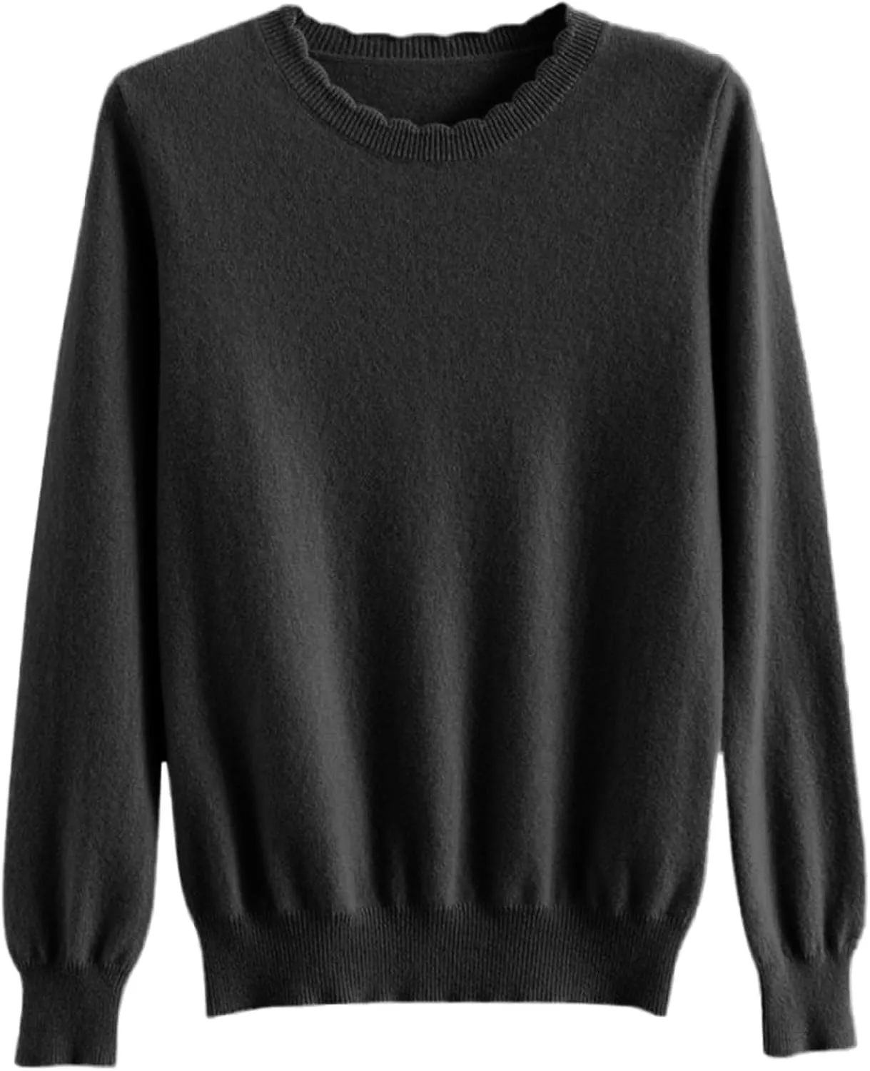 Cashmere Sweaters for Women Comfort Pullover Fashion Spring Casual Crewneck Sweater Dressy Long Sleeve Trendy Jumper