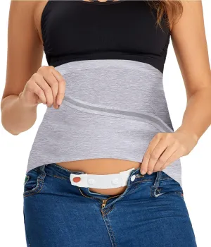 Combination of Maternity Shirts Extenders and Pants Waist Extenders, Seamless Maternity Belly Band