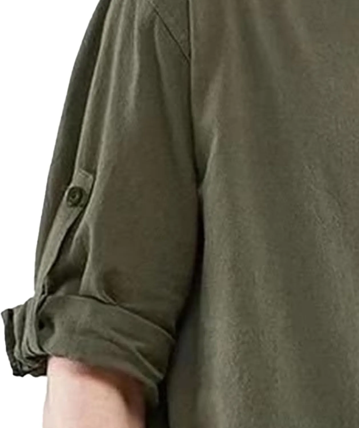 Cotton Linen Short Sleeve Shirts for Men Casual Stylish Button Down Shirts Lightweight Breathable Summer Tops