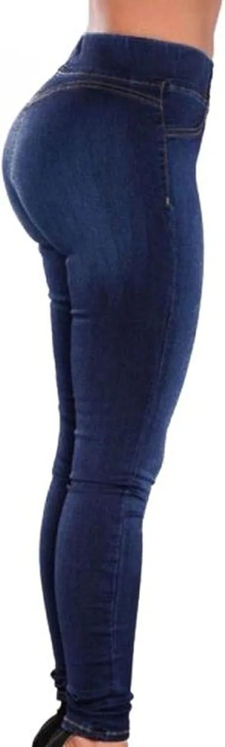 DGHM-JLMY Ladies Plus Size Pencil Sculpting Slim Jeans Stretch High Waisted Ripped Jean Casual Skinny Jegging Trousers Zipper