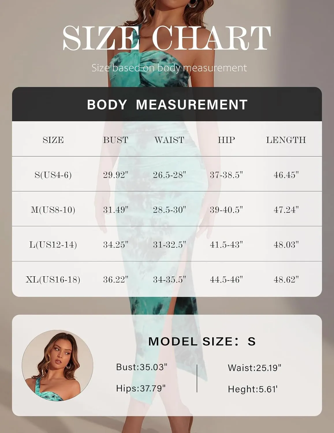 DRESSTELLS Women's Summer Maxi Bodycon Cami Dresses Tie Dye Floral Backless Long Party Club Slit Dress