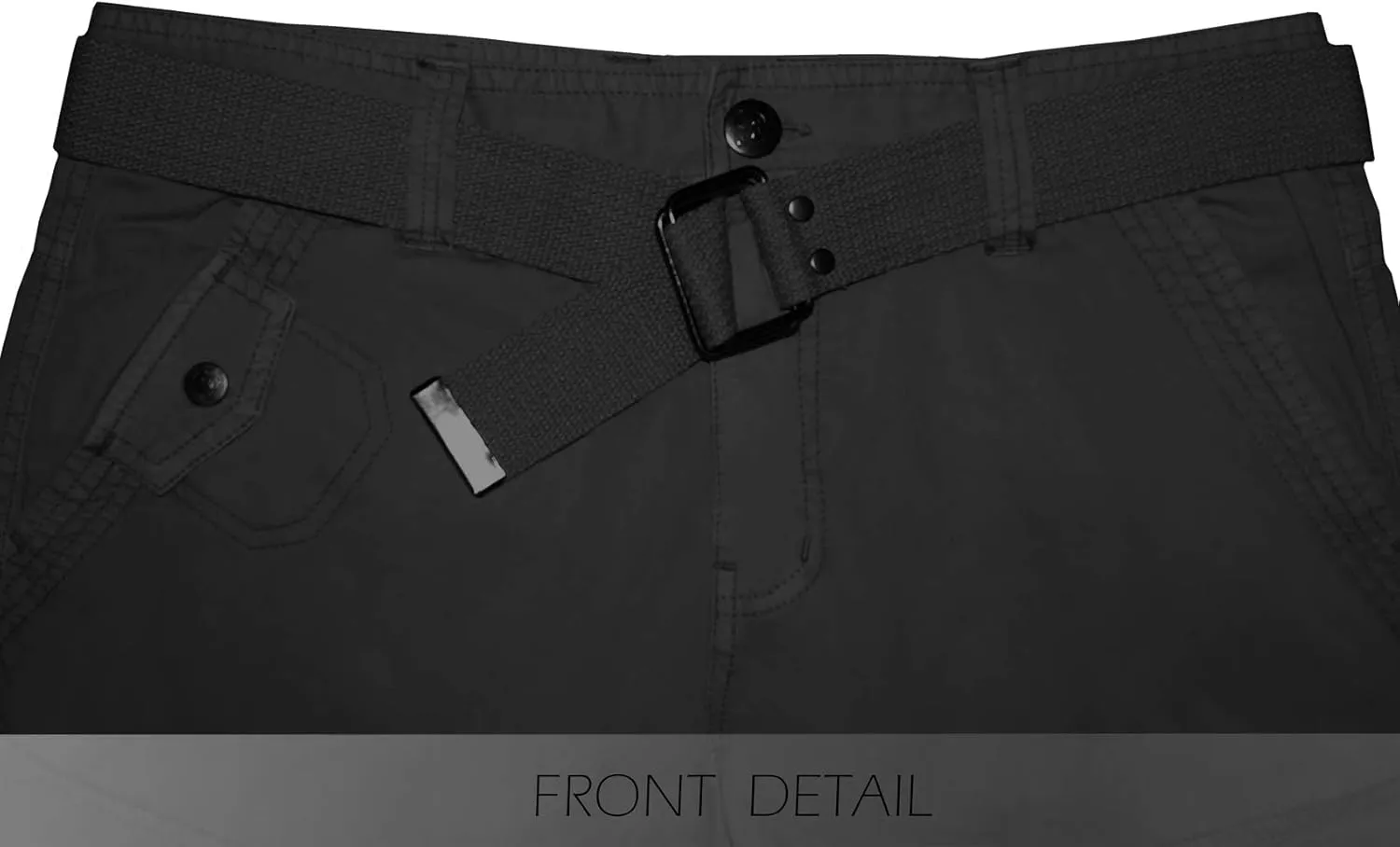 ETHANOL Men Relaxed Cargo Pants with 6 Big Pockets Casual Work Combat Trousers