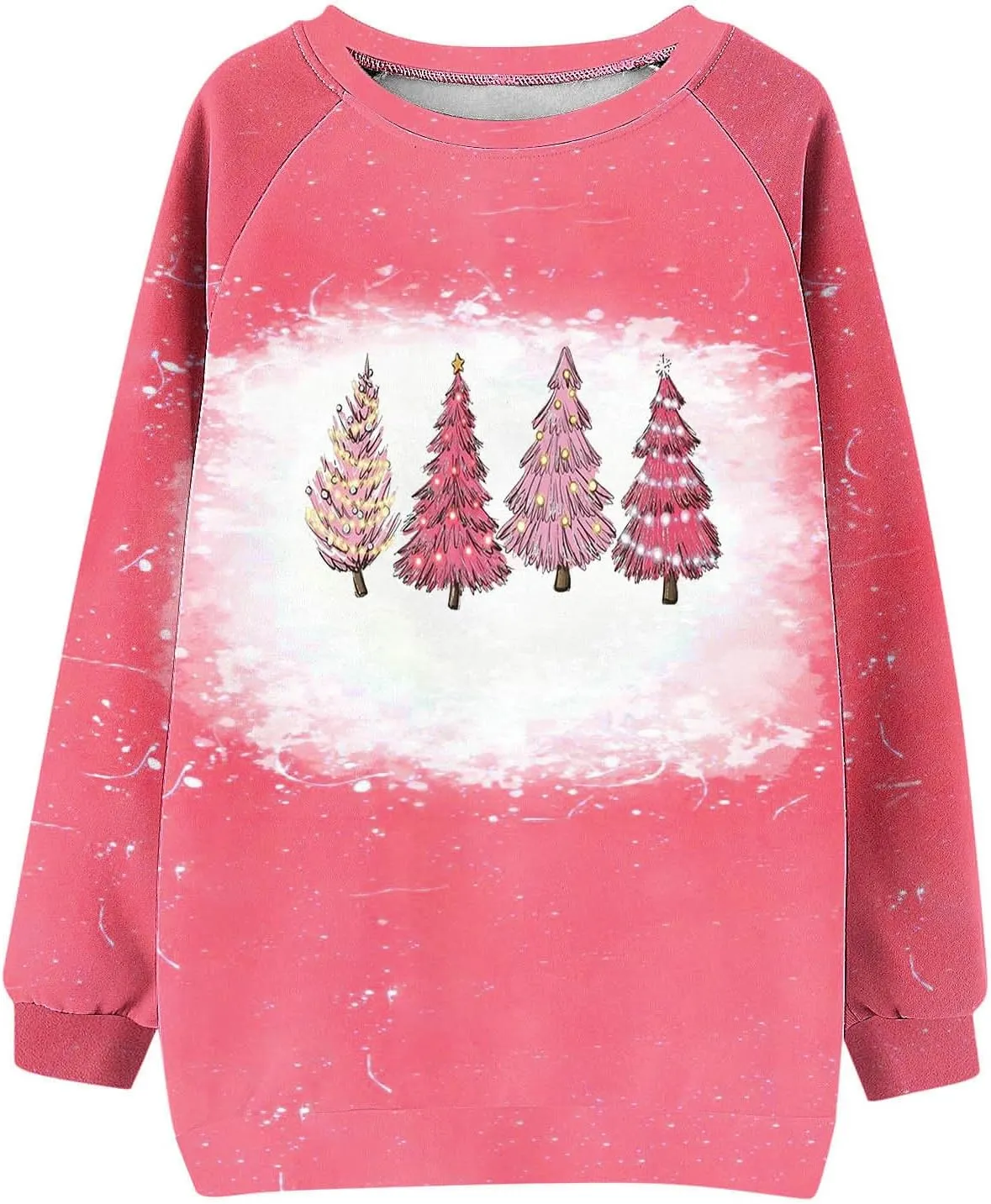 fartey 2024 Womens Ugly Christmas Sweaters Funny Cute Xmas Tree Reindeer Snowman Tops Long Sleeve Crewneck Sweatshirts
