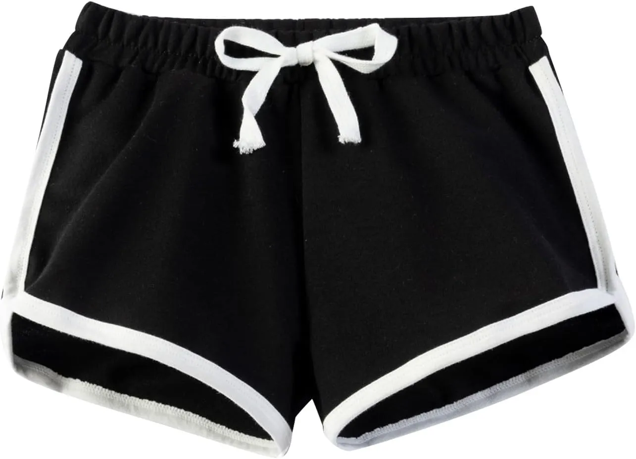Girls Athletic Shorts Soccer Basketball Running Sports Shorts for Teen Girls Quick Dry Workout Gym Dance Short Pants