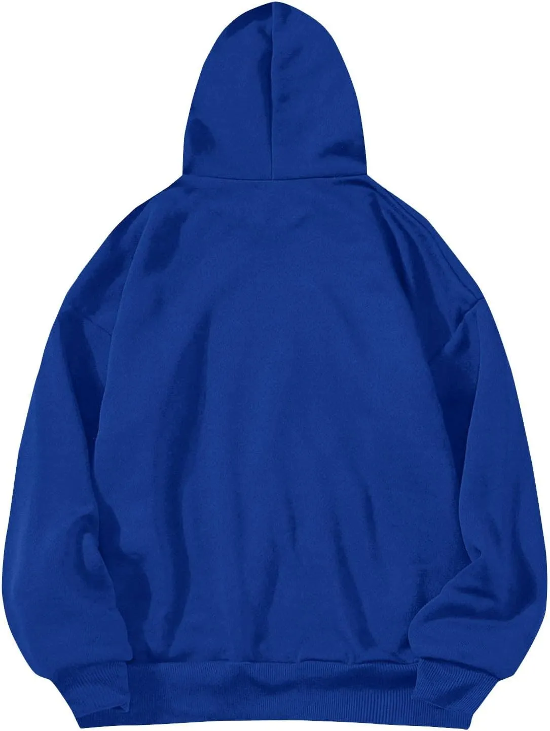 Hoodies for Women Fleece Long Sleeve Crew Neck Oversized Sweatshirts Casual Fall Pullover Sweaters with Pockets
