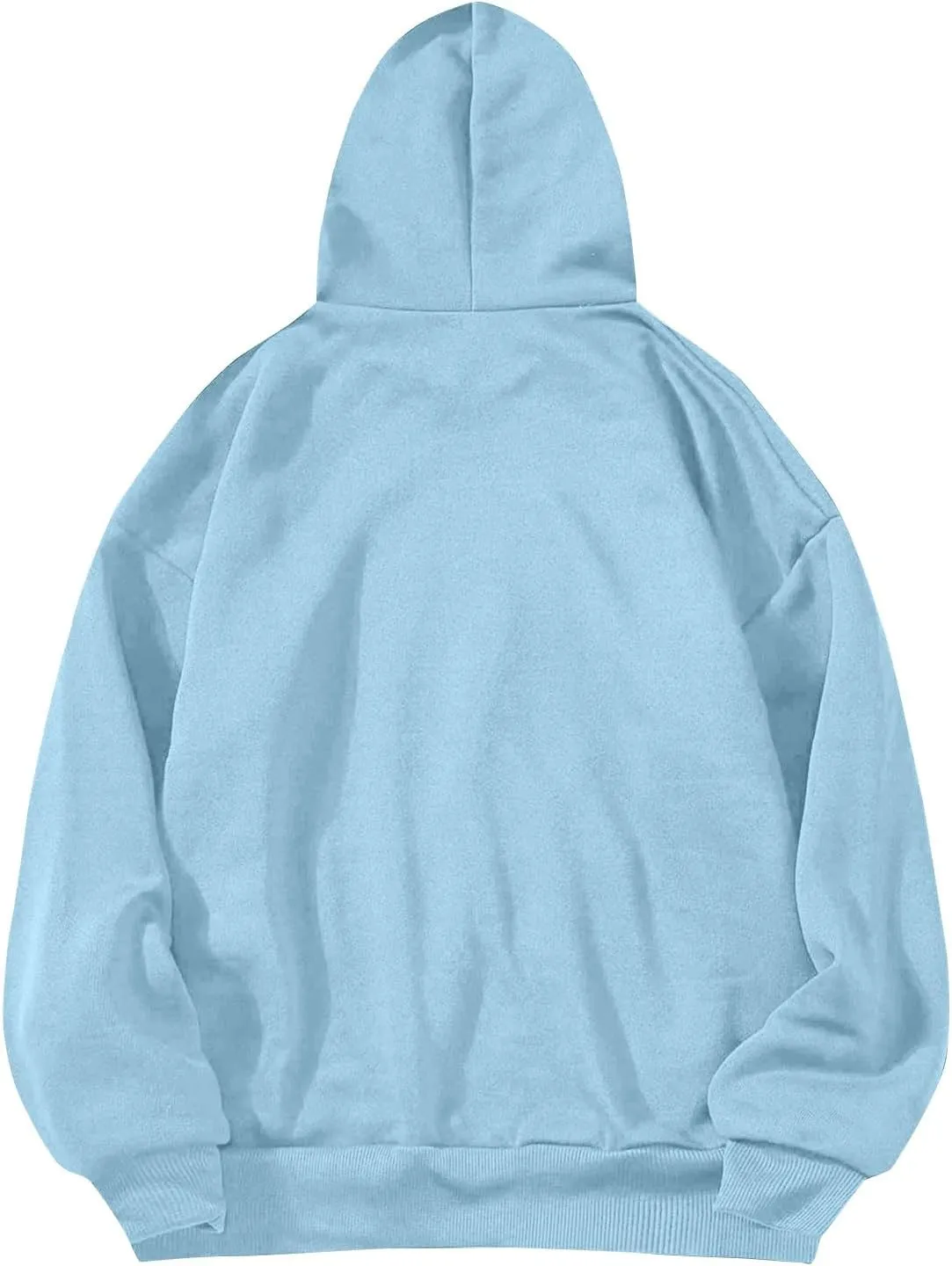 Hoodies for Women Fleece Long Sleeve Crew Neck Oversized Sweatshirts Casual Fall Pullover Sweaters with Pockets