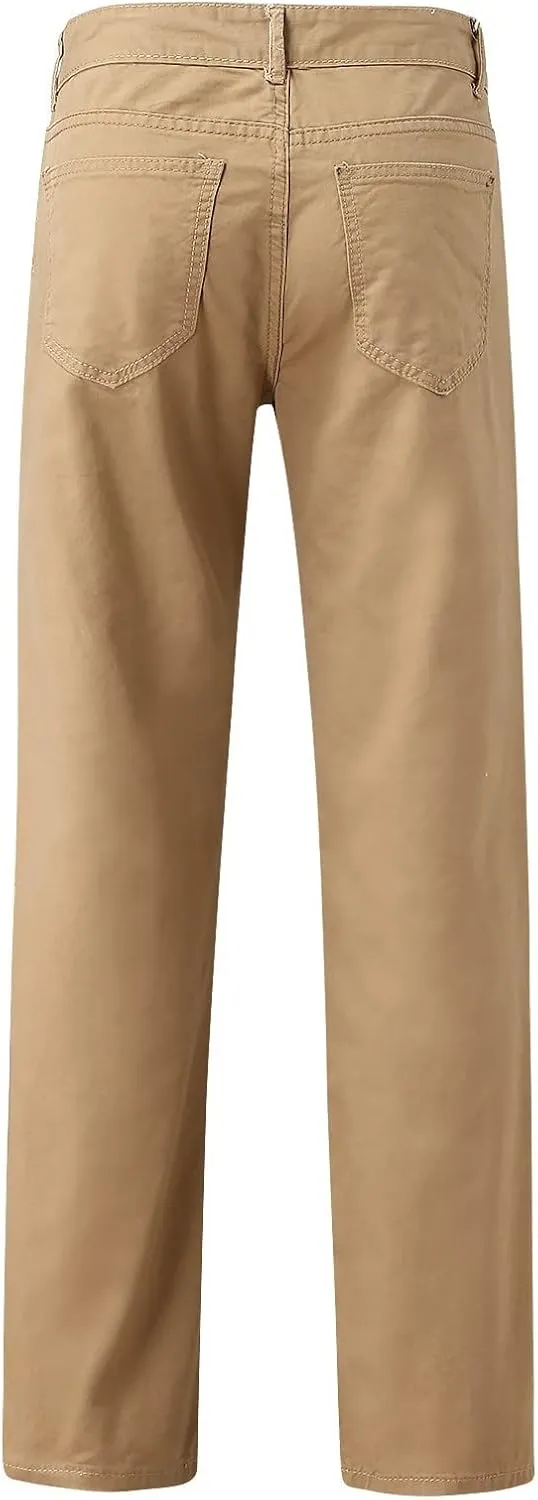 Jeans Men Relaxed Fit Flex Men's Jeans Men's Mid-Waist Zip Men's Pants Mens Jean Men Jeans Relaxed Fit Relaxed Fit
