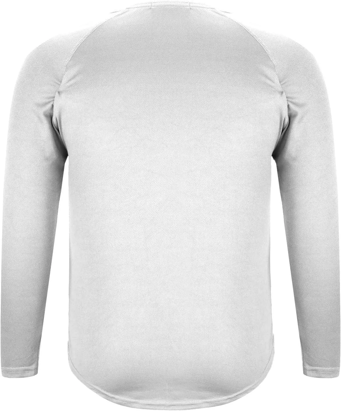 Long Sleeve Crewneck Workout Shirts for Men Moisture Wicking Sun Protection UV UPF 50 Tee T Shirts Men Fishing Running