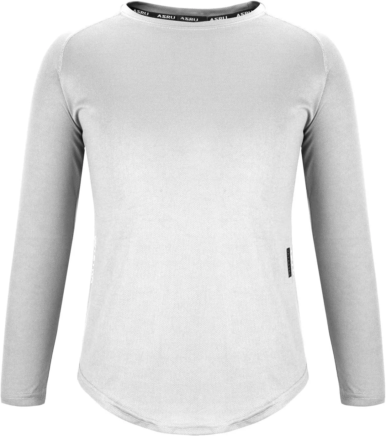 Long Sleeve Crewneck Workout Shirts for Men Moisture Wicking Sun Protection UV UPF 50 Tee T Shirts Men Fishing Running