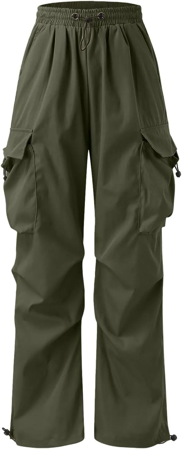 Men Cargo Combat Work Pant Yoga Jogger Summer Soft Sweat Pants Loose Open Hem Elastic Waist Lounge Pants