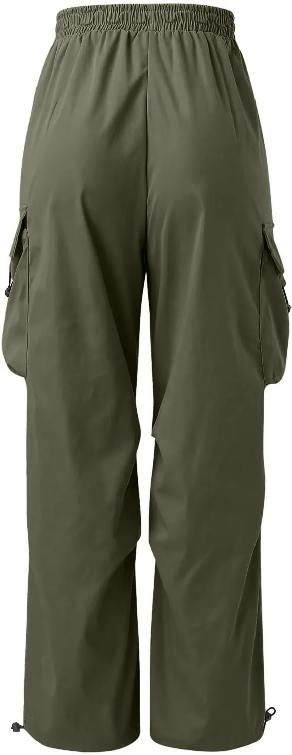 Men Cargo Combat Work Pant Yoga Jogger Summer Soft Sweat Pants Loose Open Hem Elastic Waist Lounge Pants
