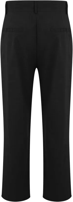 Men Formal Suit Pants Slanted Pocket Straight Wide Leg Loose Comfy Casual Trousers Business Office Party Work Pants