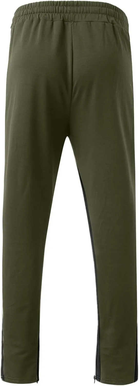Men Hiking Joggers Sweatpants All Solid Color Painting Cotton Linen Loose Plus Size Loose Straight Sweatpants for Men