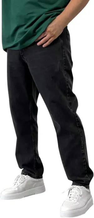 Men Jeans Denim Casual Fashion Street Hip with Pockets Patchwork Men's Straight Hop Comfy Fashion Denim Stretch Fit