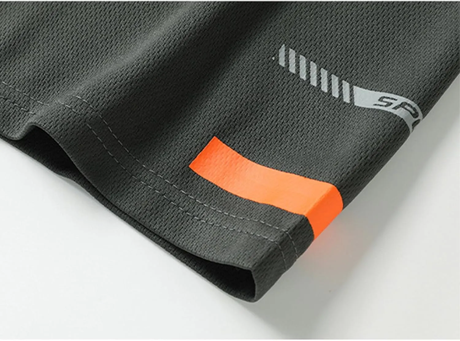 Men's Athletic T Shirts Crewneck Short Sleeve Stretch Tees Gym Workout Basic Tees Regular Fit Fitness Pullover Tops