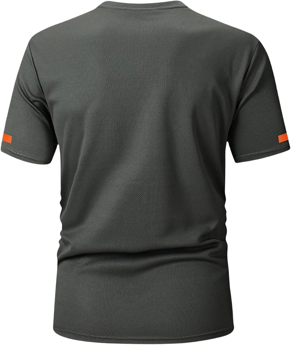 Men's Athletic T Shirts Crewneck Short Sleeve Stretch Tees Gym Workout Basic Tees Regular Fit Fitness Pullover Tops