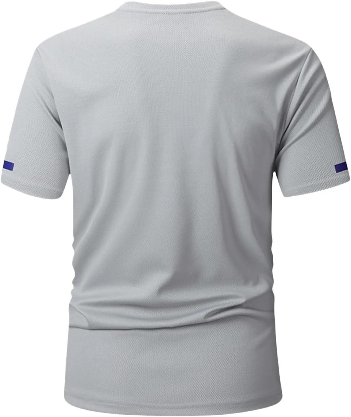 Men's Athletic T Shirts Crewneck Short Sleeve Stretch Tees Gym Workout Basic Tees Regular Fit Fitness Pullover Tops