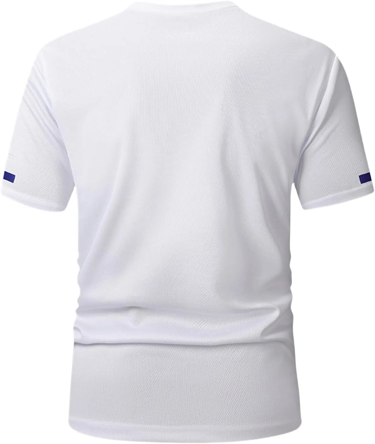 Men's Athletic T Shirts Crewneck Short Sleeve Stretch Tees Gym Workout Basic Tees Regular Fit Fitness Pullover Tops