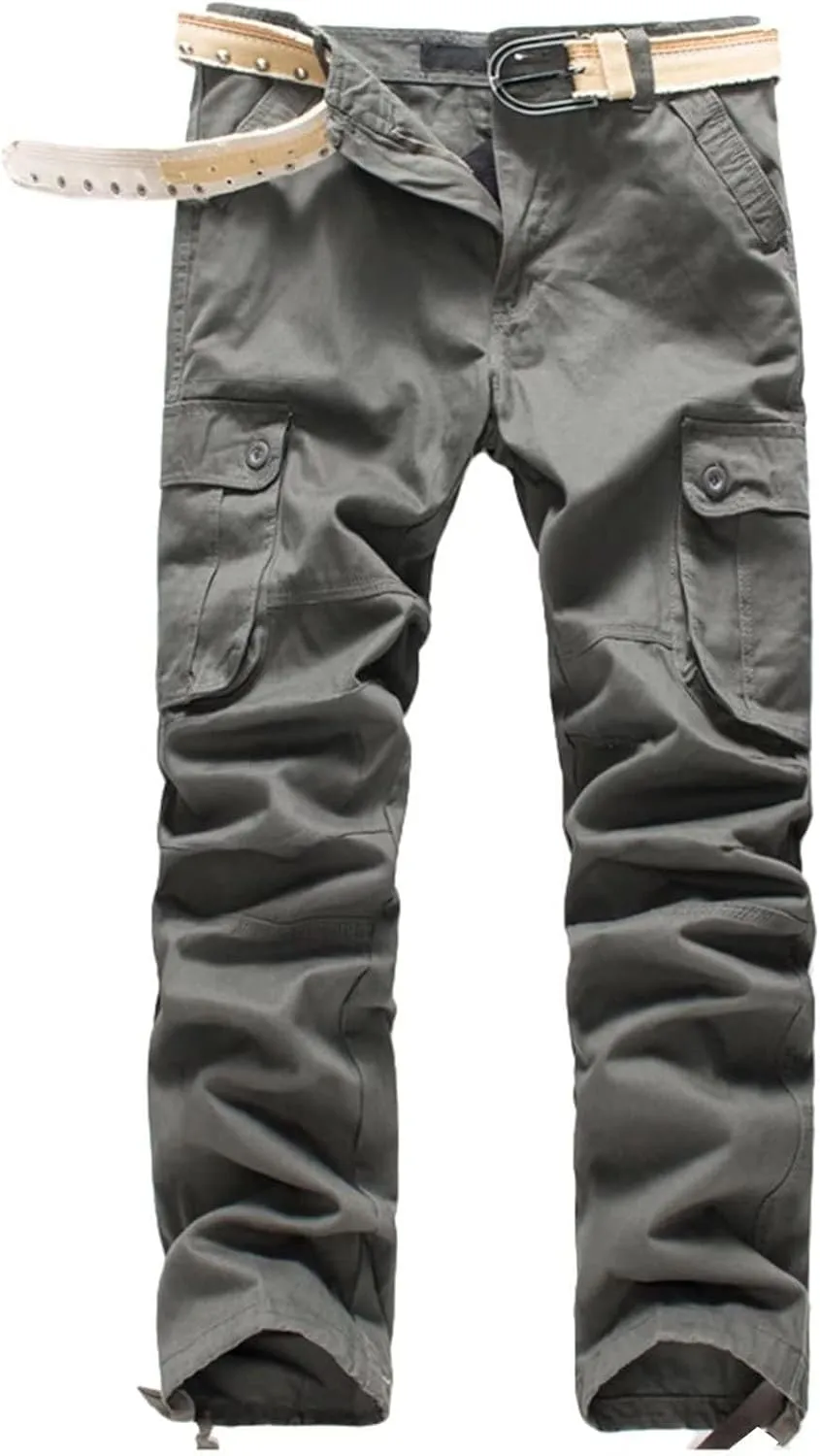 Mens Cargo Pant Drying Casual Pants Multi Pocket Outdoor Sports Hiking Loose Workout Joggers Stretch Sweatpants Mens