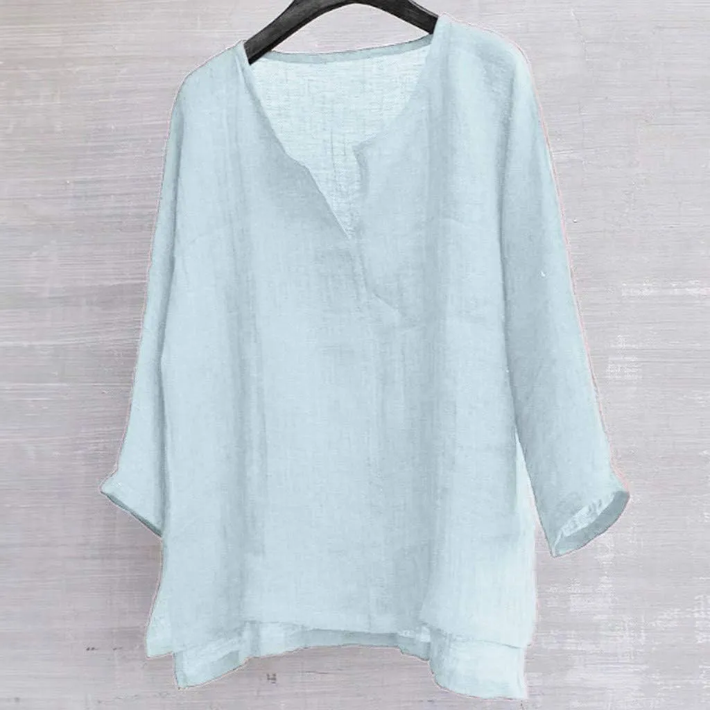 Mens Long Sleeve Shirts Loose Fit Summer Shirt Breathable Lightwetight Casual Tees Basic Solid Color Comfy Tops