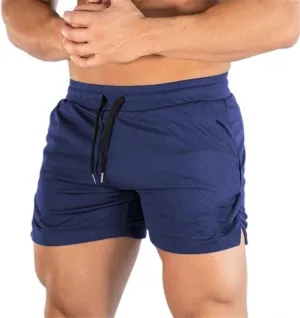 Mens Running Gym Shorts Breathable Quick Dry 3 Inch Sport Workout Shorts