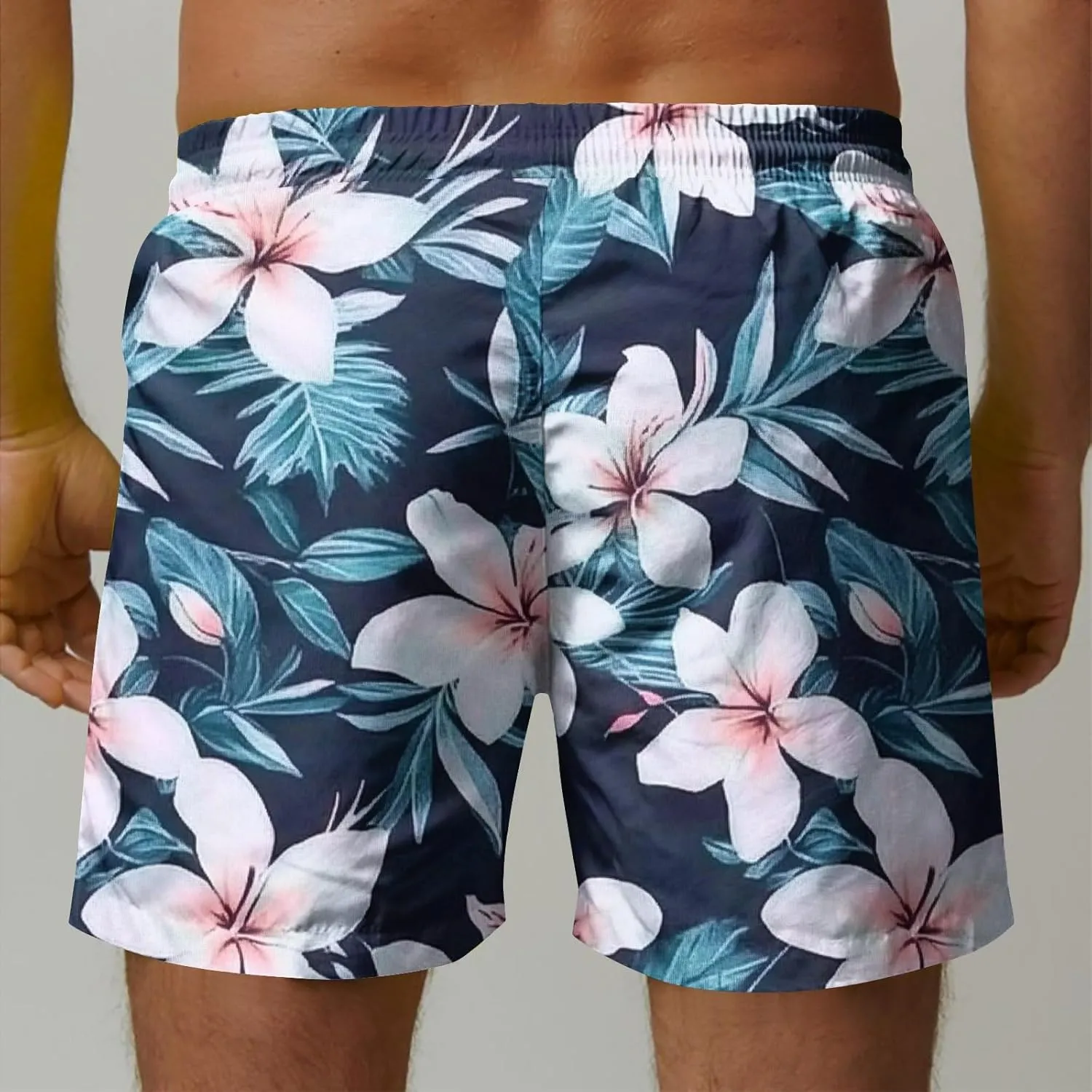 Mens Shorts Lightweight Drawstring Waist Athletic Shorts Summer Quick Dry Beach Gym Workout Running Casual Shorts
