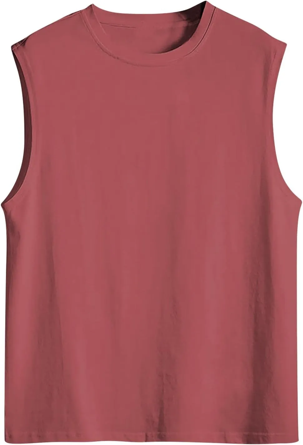 Mens Sleeveless Shirts Summer Solid Quick Dry Tank Tops Gym Bodybuilding Fitness Workout Muscle Vests Stretch Tees