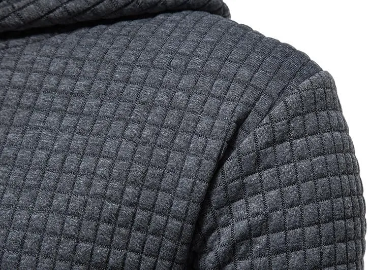 Mens Zip up Hoodies Plaid Pullover Crewneck Sweatshirts Fashion Cotton Warm Loose Casual Tops 2024 Fall Winter New