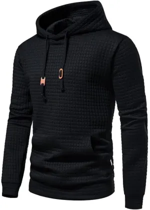 Mens Zip up Hoodies Plaid Pullover Crewneck Sweatshirts Fashion Cotton Warm Loose Casual Tops 2024 Fall Winter New