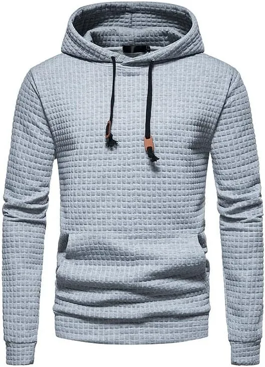 Mens Zip up Hoodies Plaid Pullover Crewneck Sweatshirts Fashion Cotton Warm Loose Casual Tops 2024 Fall Winter New