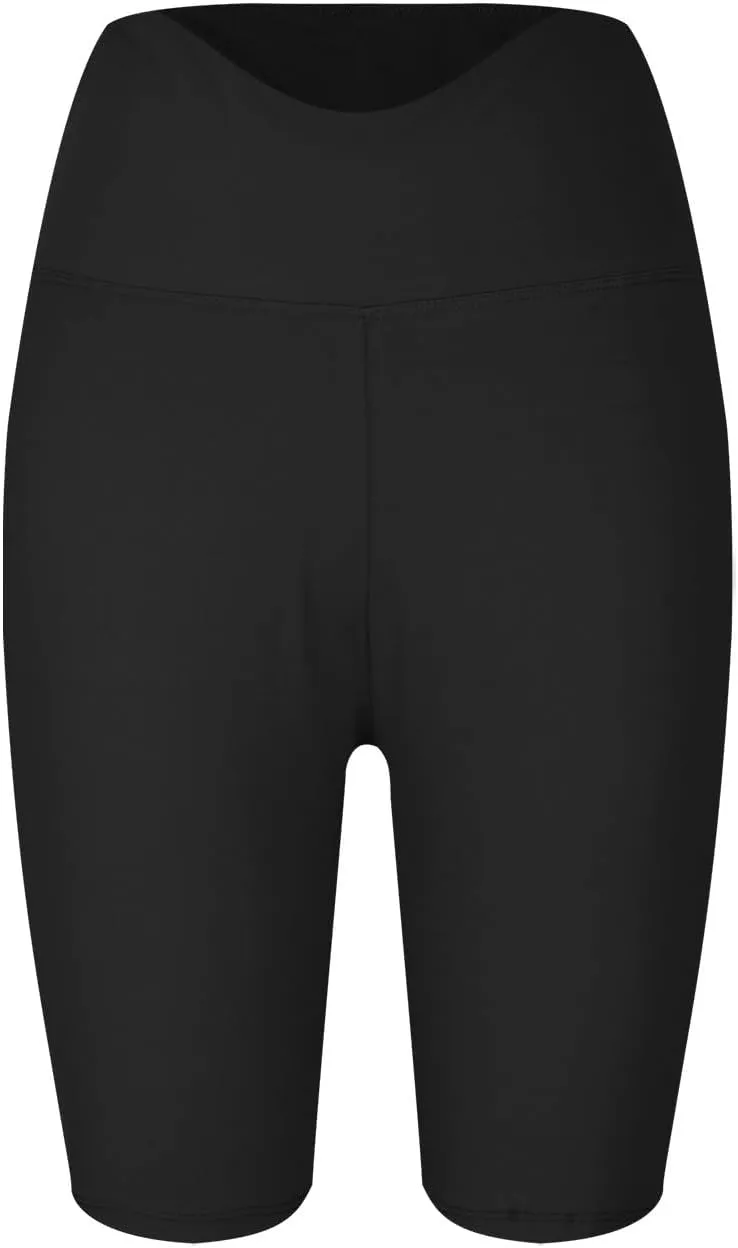 Plus Size Shorts for Women Stretch High Waist Workout Biker Short Leggings with Pocket Summer Fashion Fitness Shorts