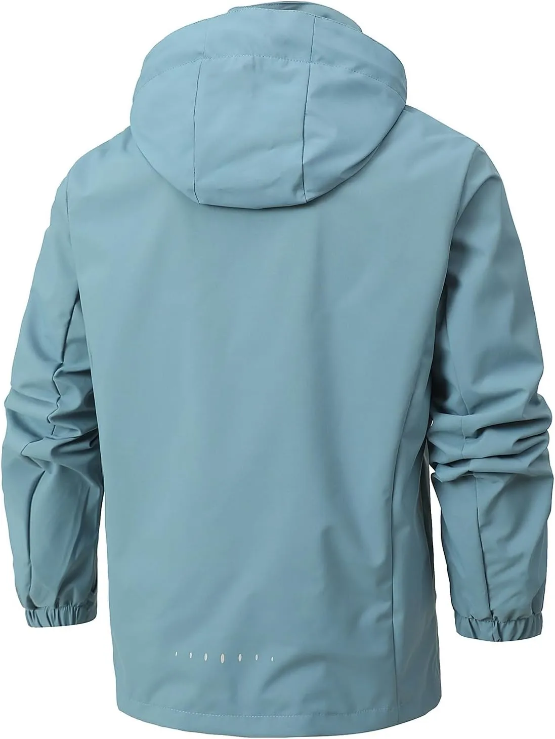 Rain Jacket for Men Lightweight Jackets Hooded Mountain Softshell Windbreaker Windproof Waterproof Hiking Raincoat