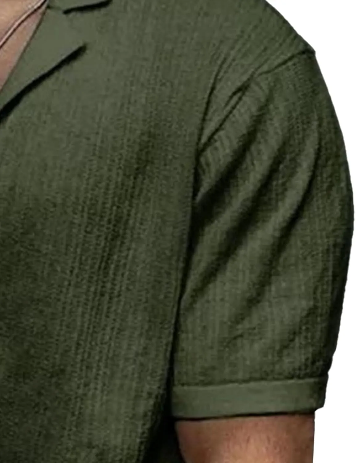 Short Sleeve Button Down Shirts for Men Summer Casual Cotton Linen Shirts Lightweight Breathable Beach Tops