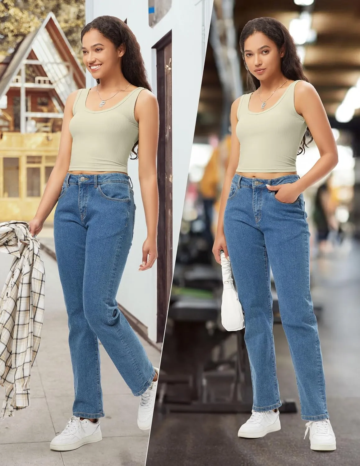 Sports Crop Tank Tops for Women Cropped Workout Tops V or Scoop Neckline Running Yoga Tanks Cotton Sleeveless Gym Shirts