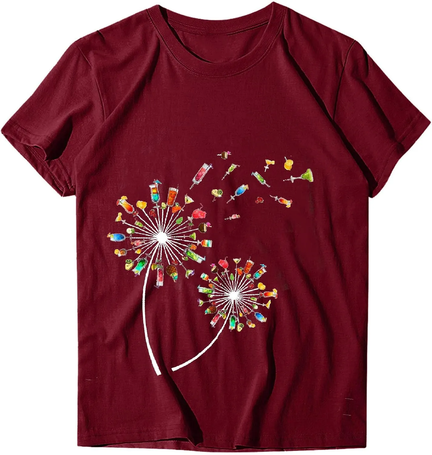 Sunflower Graphic Tee T Shirt Women Short Sleeve Cute Casual Tees Loose Fit Summer Tunic Tops
