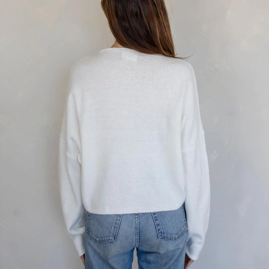 Women Lightweight Cardigan Sweater Button Down Long Sleeve Crewneck Crop Knit Cardigans Casual Basic Knitwear
