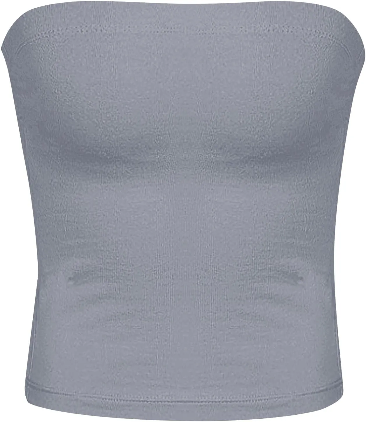 Women Strapless Tube Top Sexy Sleeveless Backless Bandeau Going Out Crop Tops Cute 2025 Summer Outfits