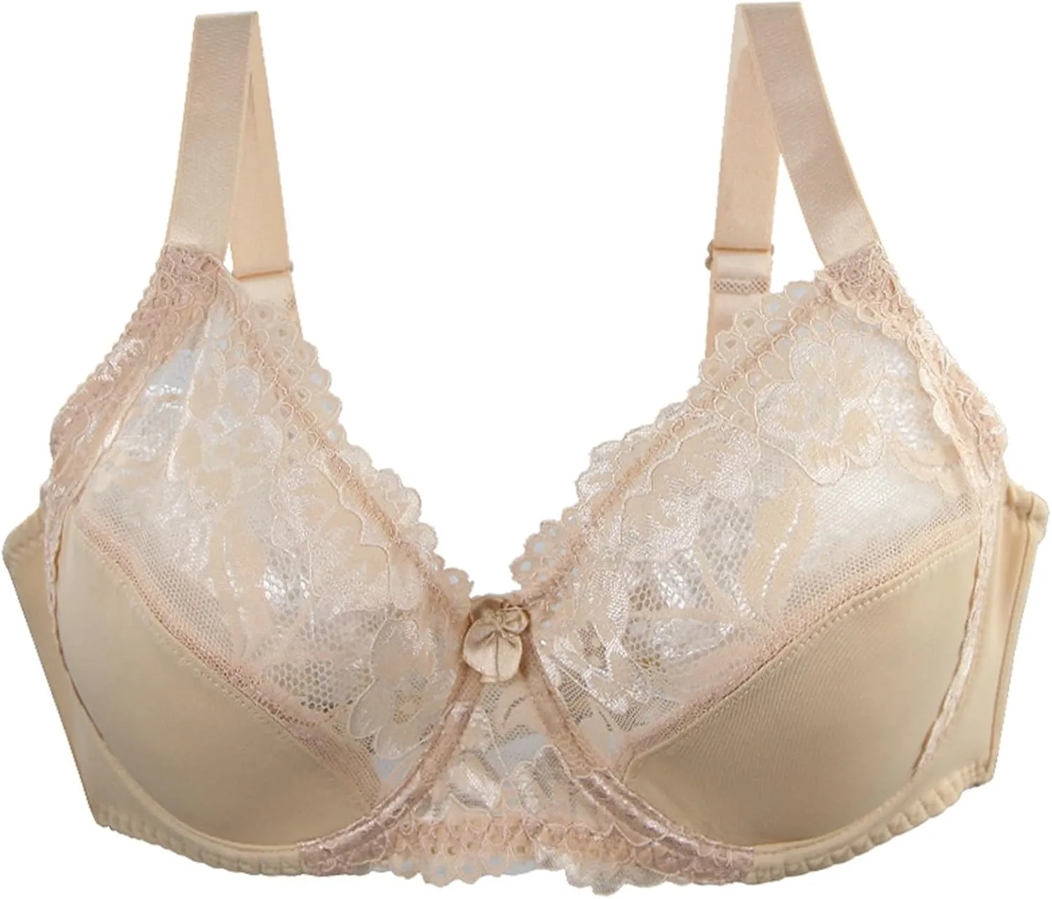 Women's Inbarely Triangle Bralette 42/95 44/100 46/105 BCDEF Cup Bra Sexy Lace Bra for Women Plus Size Sports Bra