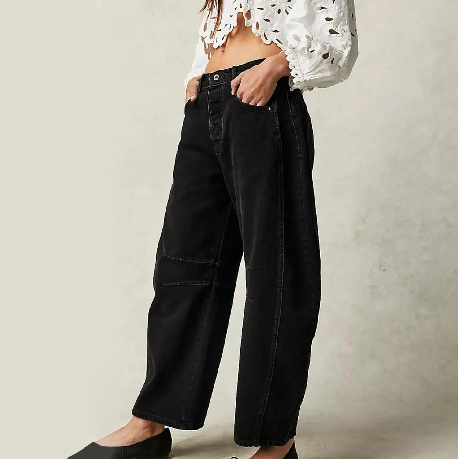 Womens Jeans Stretchy Jeans for Women Womens Pants High or Mid Waisted Jeans for Women Womens Wide Leg Pants