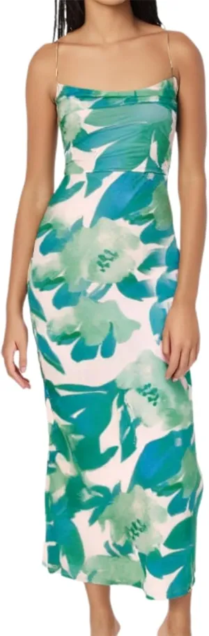 Womens Summer Dresses Spaghetti Strap Floral Maxi Dress Sleeveless Long Bodycon Dresses Wedding Guest Dress