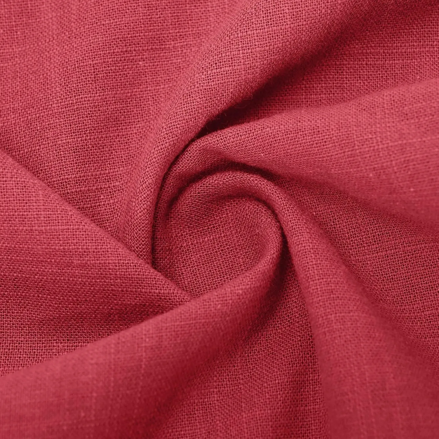 Womens Summer Linen Shirts Cute Ruffle Elbow Sleeve Cotton Tops Casual Crew Neck Plain Tshirt Loose Peasant Blouses