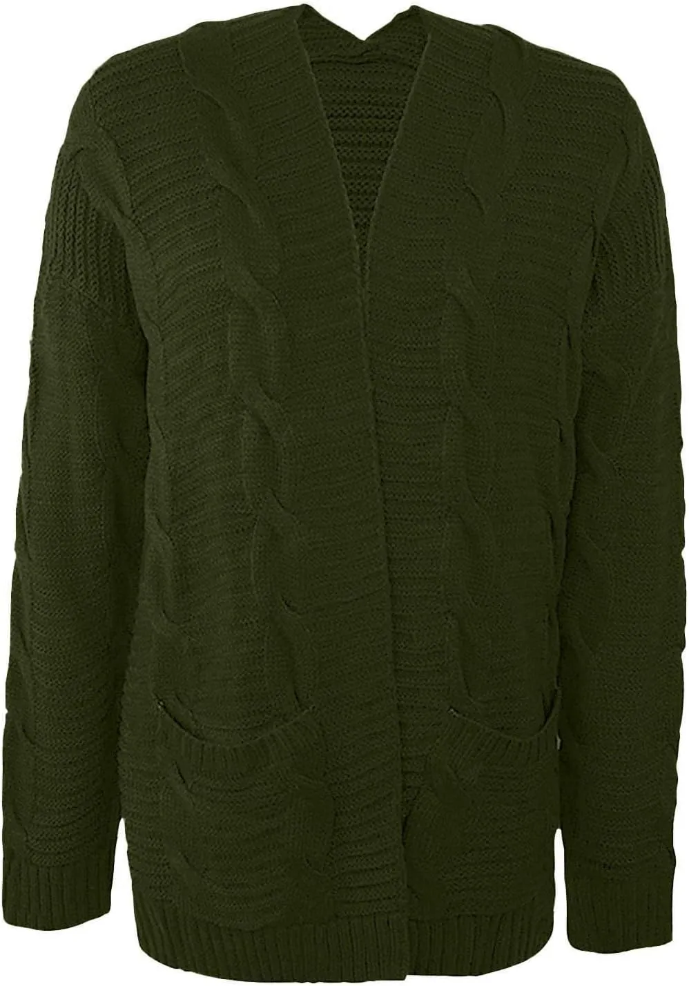 Women's Sweaters Cardigan Open Front Knit Sweater Winter Cardigans Soft Sweaters for Women Trendy Soft Coat