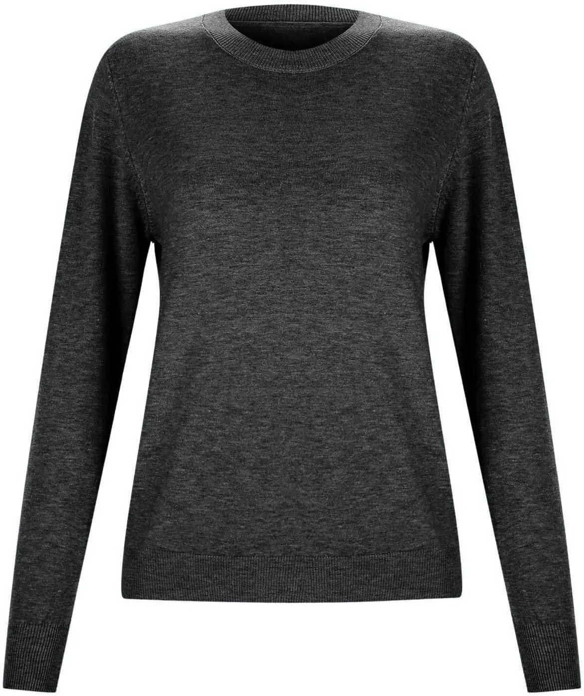 Womens Sweaters Cashmere Sweater Long Sleeve Soft Crew Neck Lightweight Knitted Pullover Comfy Knitted Jumpers